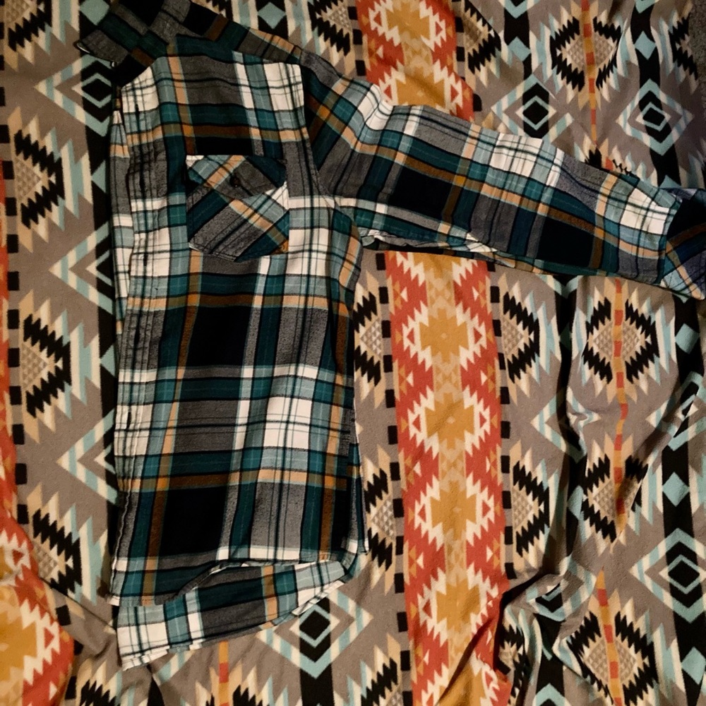 WESC Long Sleeved Mens Flannel Shirt